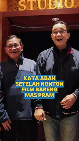 Ini tanggapan Pak Anies setelah diajak nonton film bareng Mas Pram haha  #MasPram #BangDoel #JakartaMenyala #MenyalaJakartaku #PramdanDoel #JakartaM3nyala #KagakRibetDah