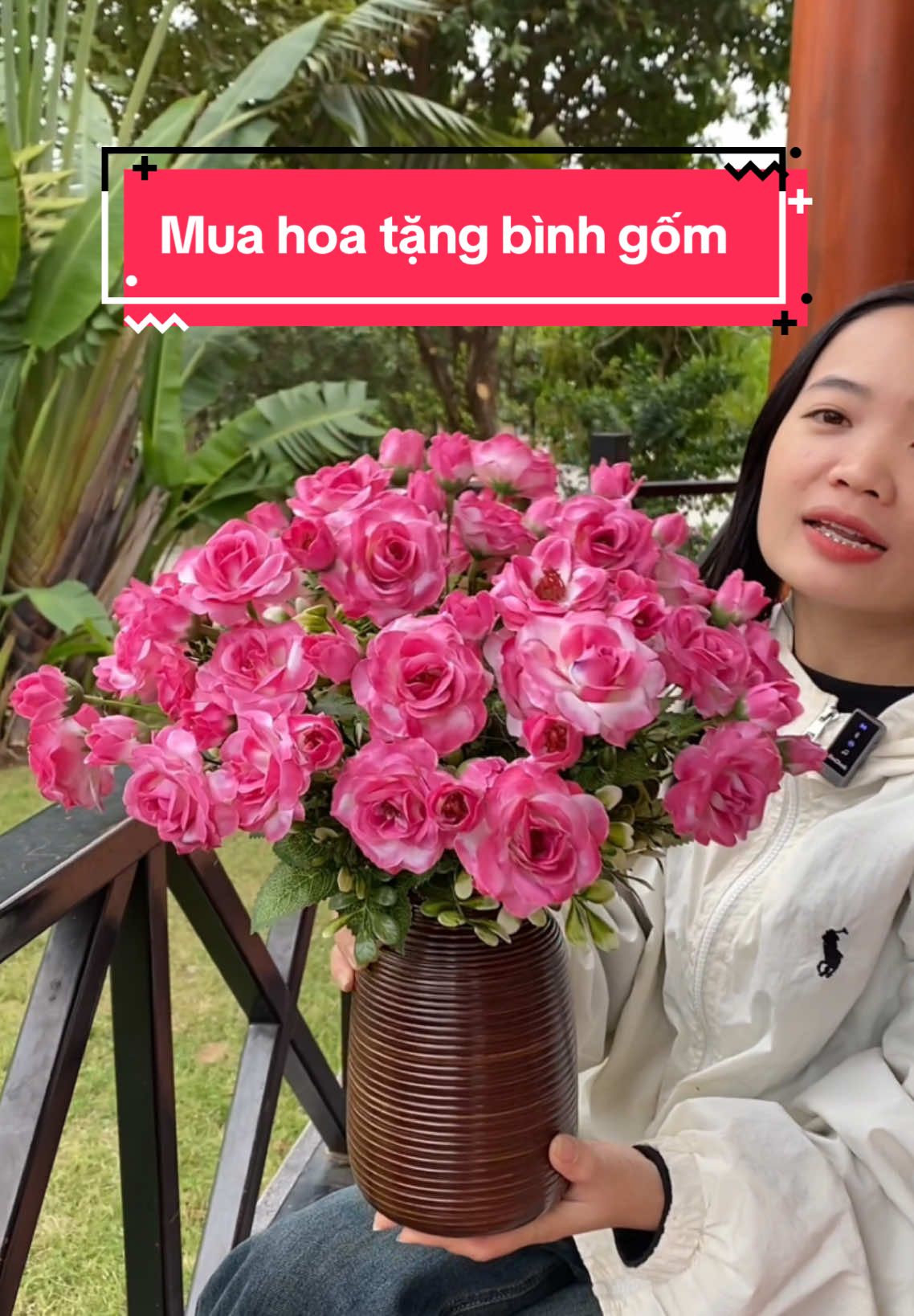 Mua hoa tặng bình gốm #nhannhonhan198 #hoalua #hoatet #hoatrangtri #trangtritet #tet2025 