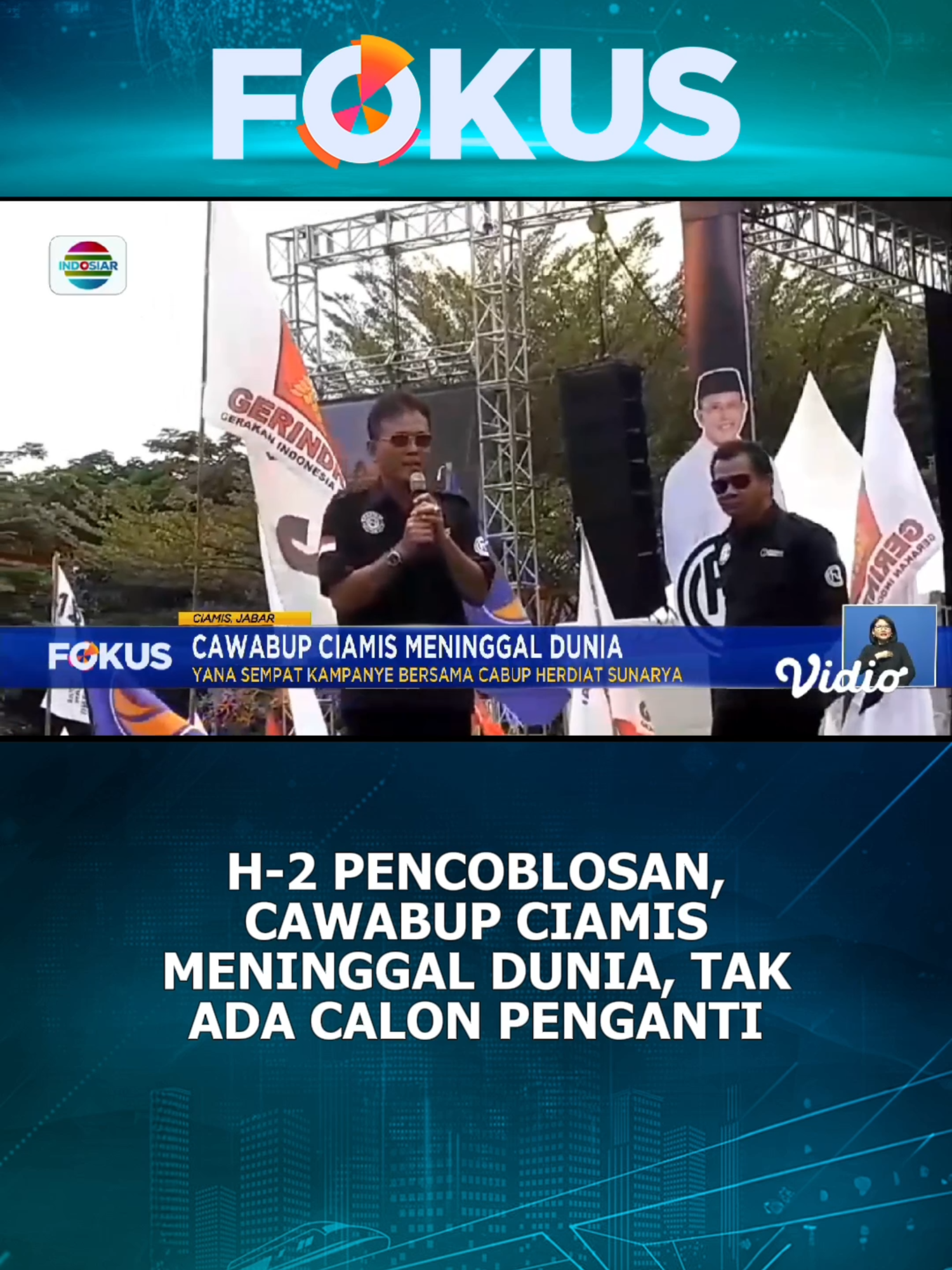 Innalillahi wa inna ilaihi rojiun, semoga keluarga diberikan ketabahan dan kesabaran 😥 #pilkada2024 #pilkadaserentak2024 #ciamis #ciamispride #NewsIndosiar #Fokus #fokusindosiar #berita #tiktoknews #beritatiktokviral #beritaditiktok #tiktokberita #forypurpage #foruyou #fypindonesia