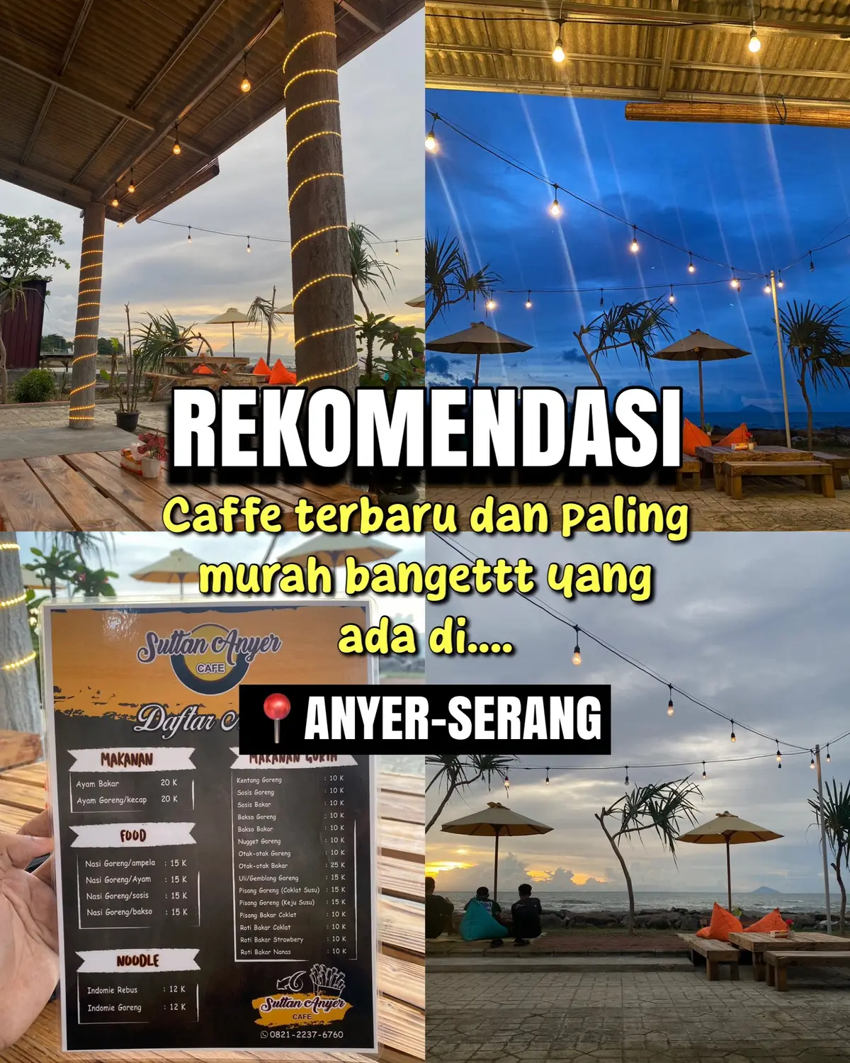 Wajib banget kesini pokonya  #pantai #pantaivibes #cafe #rekomendasi #barangviral #fyp #foryou #makananviral #minumanviral #cemilanviral #tempatnongkrong #bali 