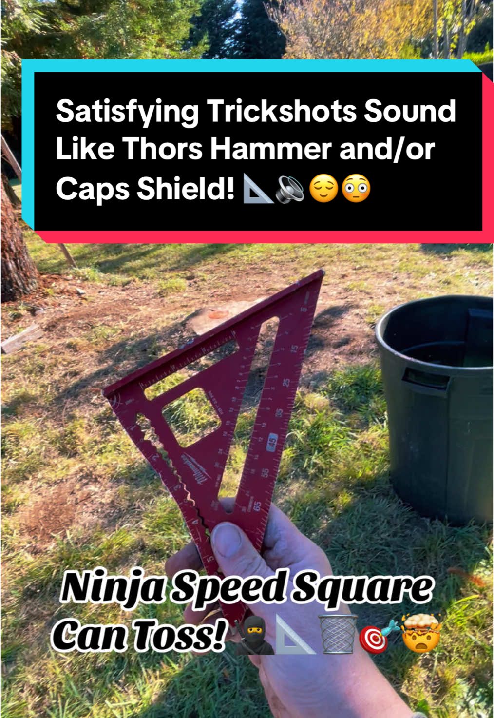 Satisfying Speed Square Trickshots Sound like Thors Hammer! 😳 #skills #trickshot #satisfyingsounds #thor #asmrsounds 