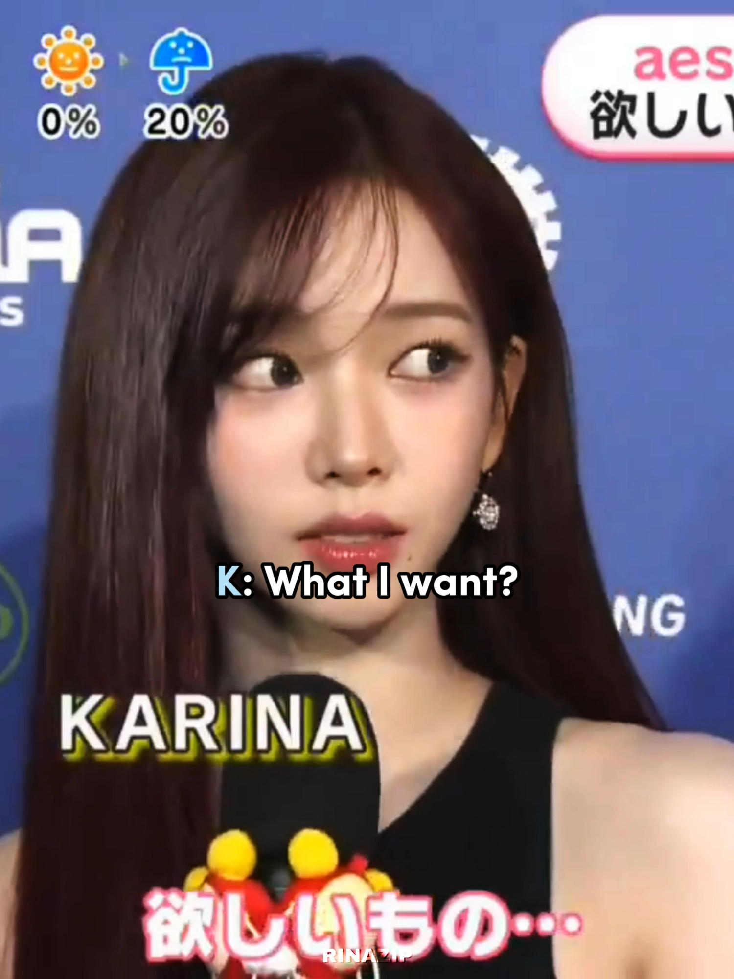 she did nawt hesitate to answer 😭 #karina  #aespa #fyp #카리나 #에스파