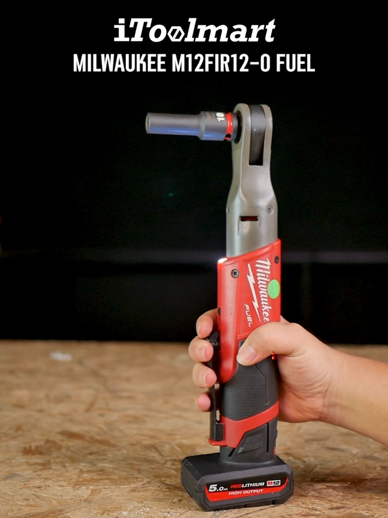 ประแจบล็อกไร้สาย ขนาด 1/2 นิ้ว MILWAUKEE M12FIR12-0 FUEL#milwaukee #milwaukeetools #powertools #tools #ประแจ #บล็อกไร้สาย