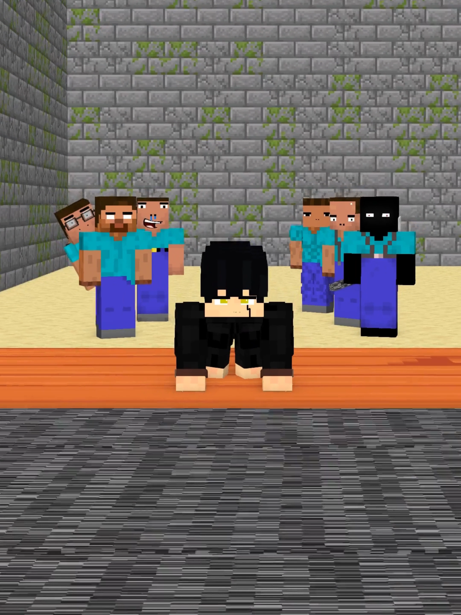 HELP Herobrine To Pass Thru #funny #trending #fyp #animation #friendship #anime #Minecraft #foryou #minecraftanimation