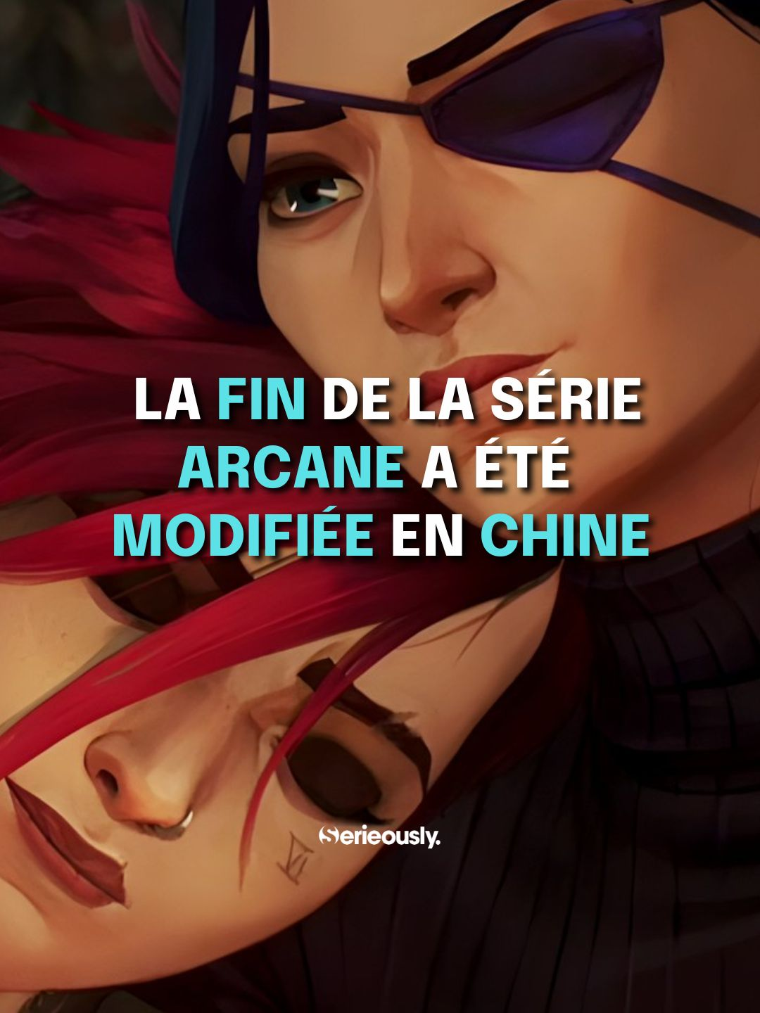 🚨 ALERTE SPOILER 🚨⁠ ⁠ La dernière scène d'Arcane a fait parler d’elle sur X ! Plusieurs internautes ont remarqué qu’en Chine, cette scène avait été modifiée. ⁠ ⁠ Pourquoi ? Les fans supposent que c’est à cause de Vi et Caitlyn car elles sont en couple dans la série !  Ce n’est pas une première : d’autres moments similaires ont déjà été retouchés ou carrément supprimés du montage final.⁠ #arcane#arcaneedit #arcanenetflix #vi #lgbt #lgbtq🏳️‍🌈 #onregardequoi #apprendresurtiktok