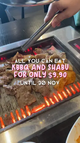 UNLIMITED KBBQ AND SHABU SHABU ALL FOR $9.90?! . As part of Im Kim KBBQ & Shabu Shabu opening offer, they’re doing an unlimited lunch offer for only $9.90++ per pax! You can choose from 4 soup bases for your shabu shabu: Lala (which comes with clams!), Kimchi, Sukiyaki and Miso. The marinated meats here are so yummy and my personal favourite is the marinated pork belly and the black pepper pork collar! I really loved the variety of meat options. . Their shabu shabu options were also super great and had items like lobster ball, luncheon meat and lots of mushroom options! The side dishes here are also always getting snatched away when they get put out and you can get things like Fried Chicken, Tteokbokki and Japchae here! . You also get unlimited drinks and you can choose from Sour Plum, Fruit Punch and Lemongrass! . Don’t wait too long because this offers ends 30 November! 📍: Im Kim KBBQ & Shabu Shabu at Pasir Ris Mall . #fyp #food #Foodie #kbbq #singapore #singaporetiktok #singaporefood #singaporefoodie #singaporetrending #sgtiktok #sgfood #sgfoodie #sgfoodies #sgfoodtrend #sgdeals 