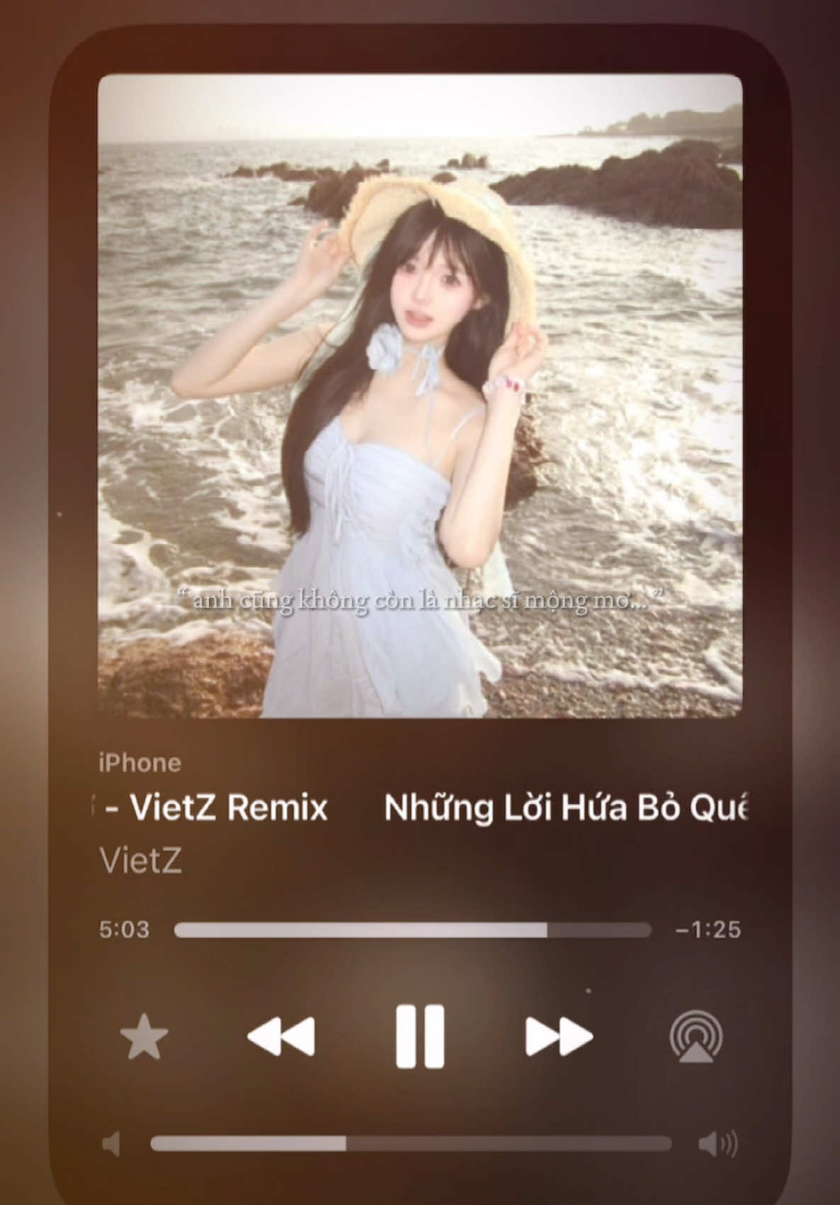 Em không là nàng thơ, anh cũng không còn là nhạc sỹ mộng mơ #vietzremix #hot #nhachaymoingay 