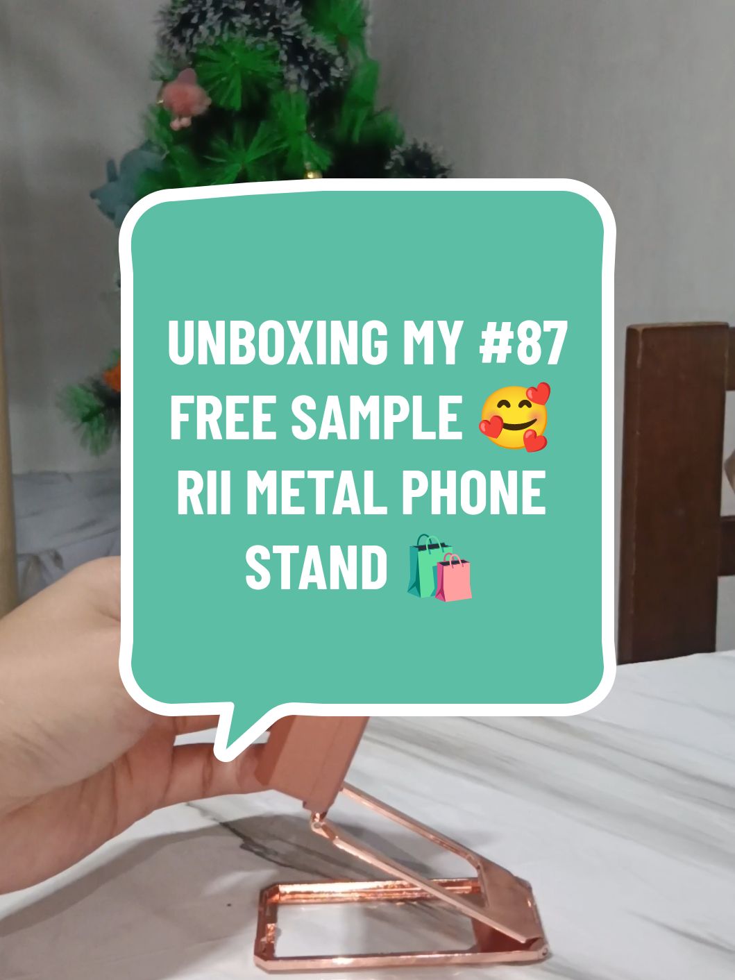 RII METAL PHONE STAND 🛍️ ₱35.00 PESOS ONLY 🛒  CLICK THE YELLOW BASKET 🧺  #rii #phonestand #360degreephoneholder 