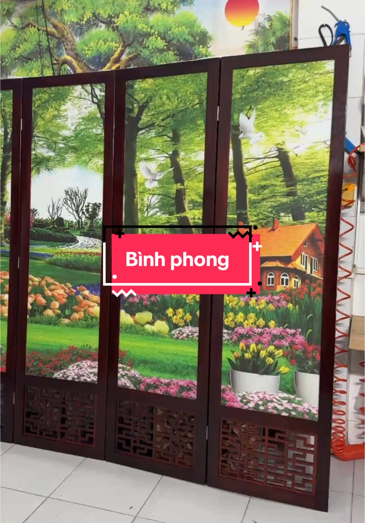 Bình phong#gohoanganh #vachngandidong #sudio #phongthuy #nôithấtđẹp 