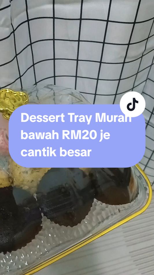 Dessert tray bertutup murah cantik sangat.  #desserttray #desserttraybertutup #foodtray #janjibestdeal 