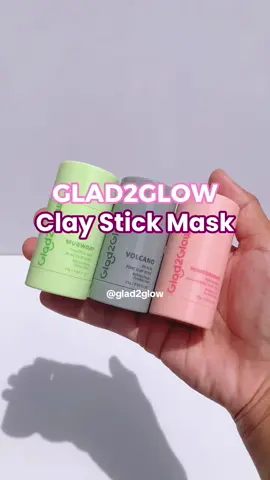 Rekomendasi masker stick glad2glow sesuai kondisi kulit kamu #glad2glow #g2g #megaguncang1212 #claystick 
