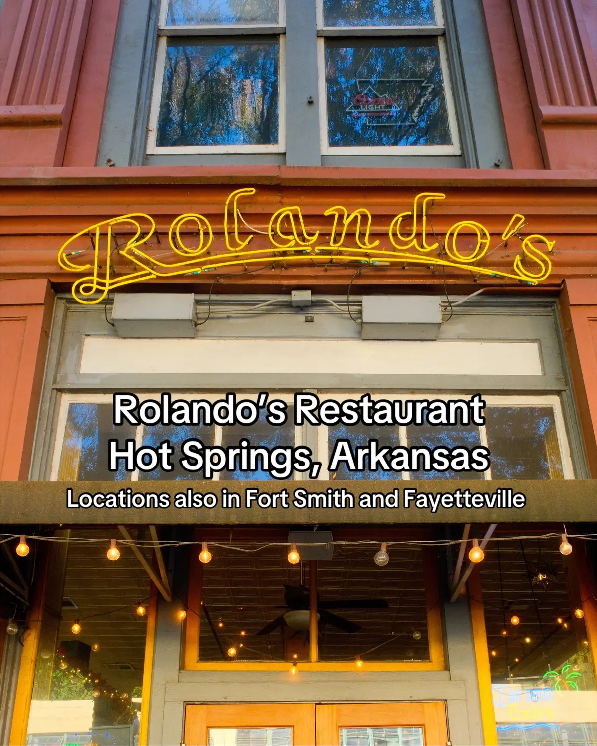 Rolando’s is one of our favorite places to eat in Hot Springs. We’ve been eating here for a couple decades and always have a nice experience. Sit on the back patio if the weather is nice!  #rolandos #hotsprings #hotspringsarkanas #arkansas 