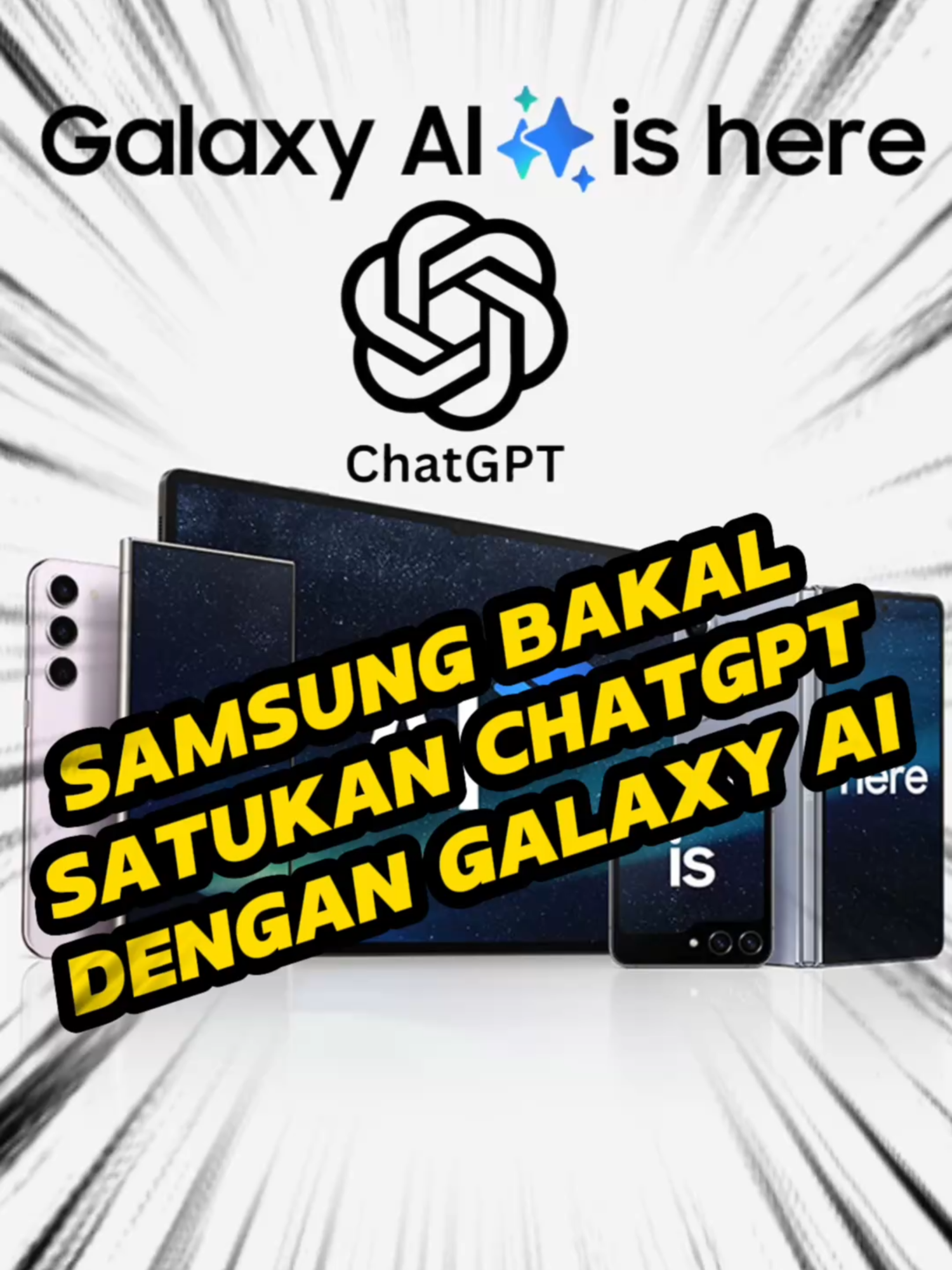 Samsung bakal satukan chatgpt dengan galaxy AI #jagatreview #beritateknologi #tiktokberita #Samsung