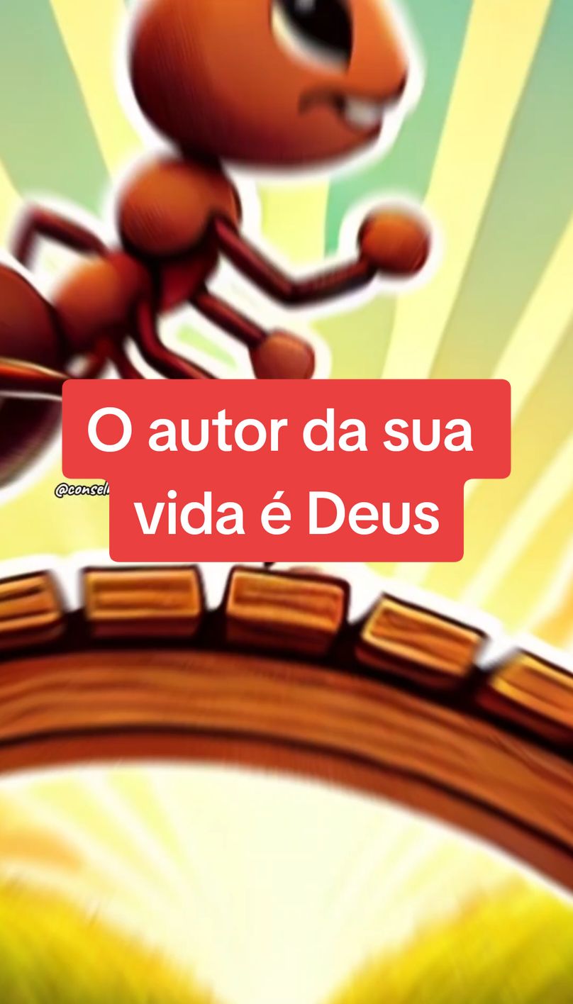 O autor da sua vida é Deus #reflexao #deus 