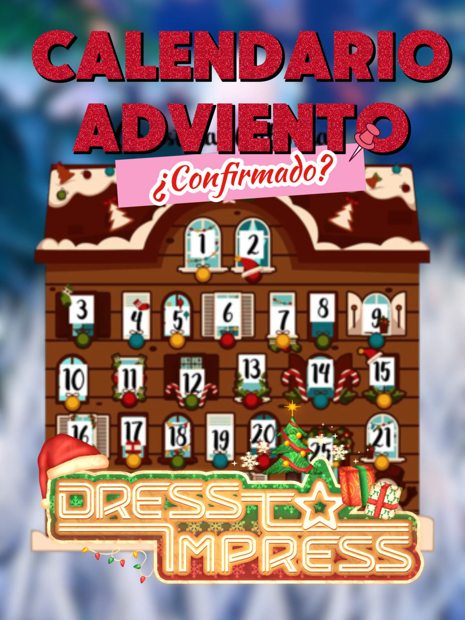 CALENDARIO DE ADVIENTO ¿CONFIRMADO? EN DRESS TO IMPRESS #dresstoimpress #roblox #hackdresstoimpress #robloxgames #dti #gaming #fyp #viral