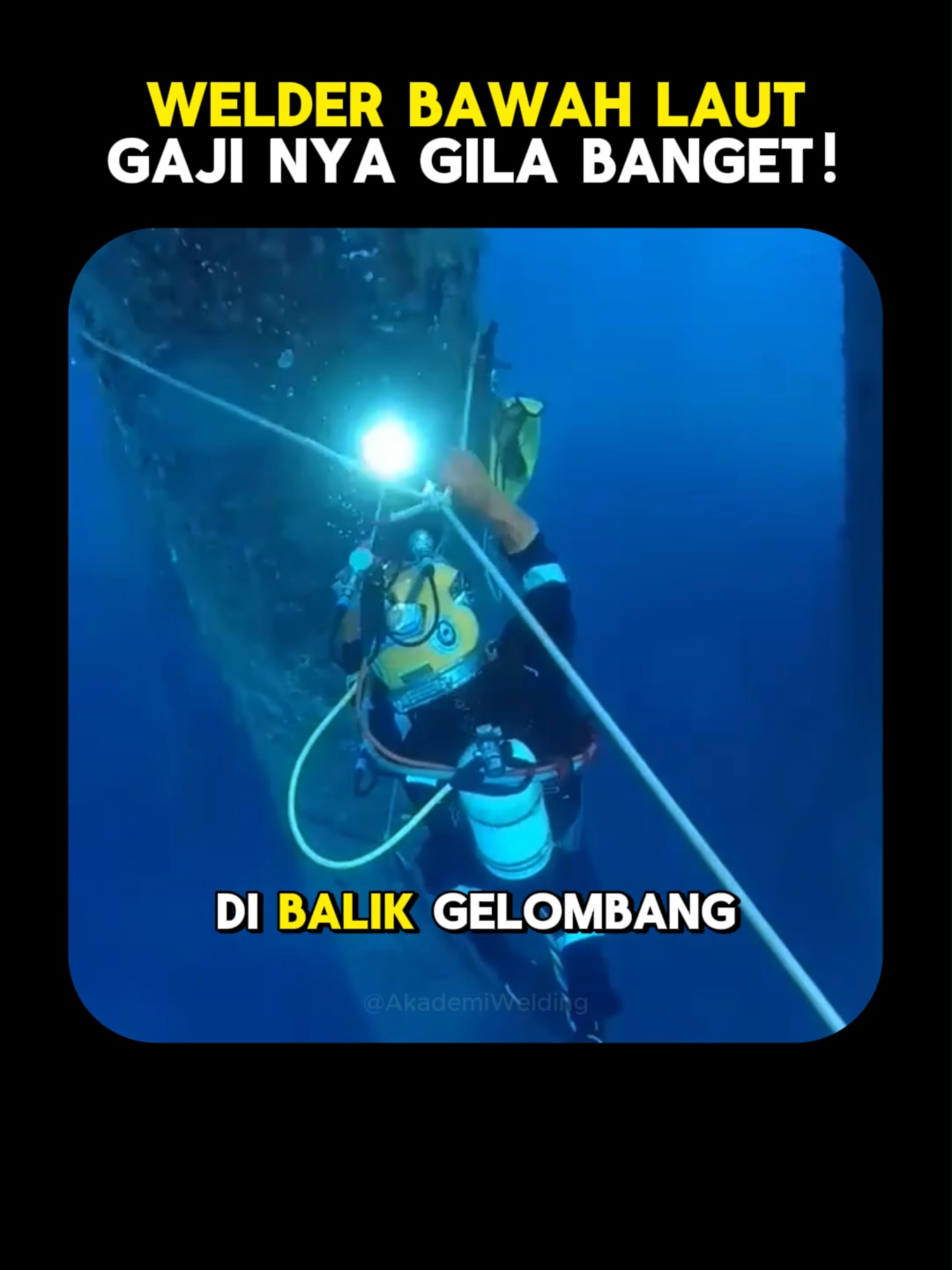 Welder Terukses Ya Welder Bawah Air !! Gaji nya Gila Banget Sob! Underwater Welding - Underwater Welder #akademiwelding #pengelasan #welderindonesia🇮🇩 #welding #welder #tukanglas #underwaterwelder #underwaterwelding #tukanglasbawahair #smawwelding