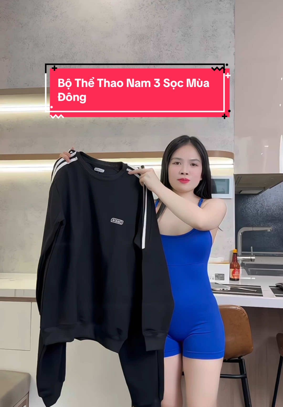 Bộ Thể Thao Nam 3 Sọc Mùa Đông