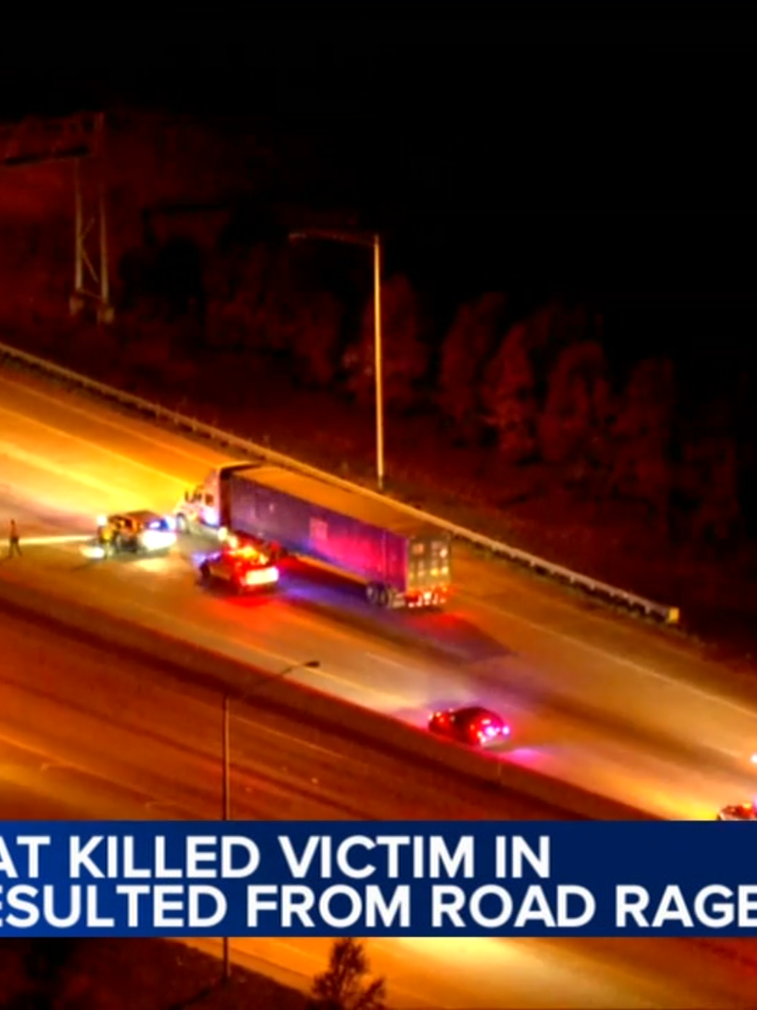 A deadly shooting on I-80 in New Lenox was caused by road rage, Illinois State Police said. The shooting took place about 5:30 p.m. at the westbound I-80 entrance to Interstate 355, state police said. One person was taken to a local hospital with life-threatening injuries, police said. The victim later died, police said. A person of interest was taken into custody, police said. Parts of the expressway were shut down as police investigated the shooting.