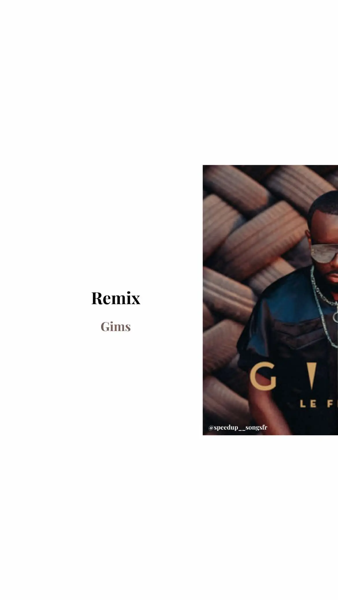 || Gims - Remix || 🎧 #speedsongs #song #musique #gims #remix