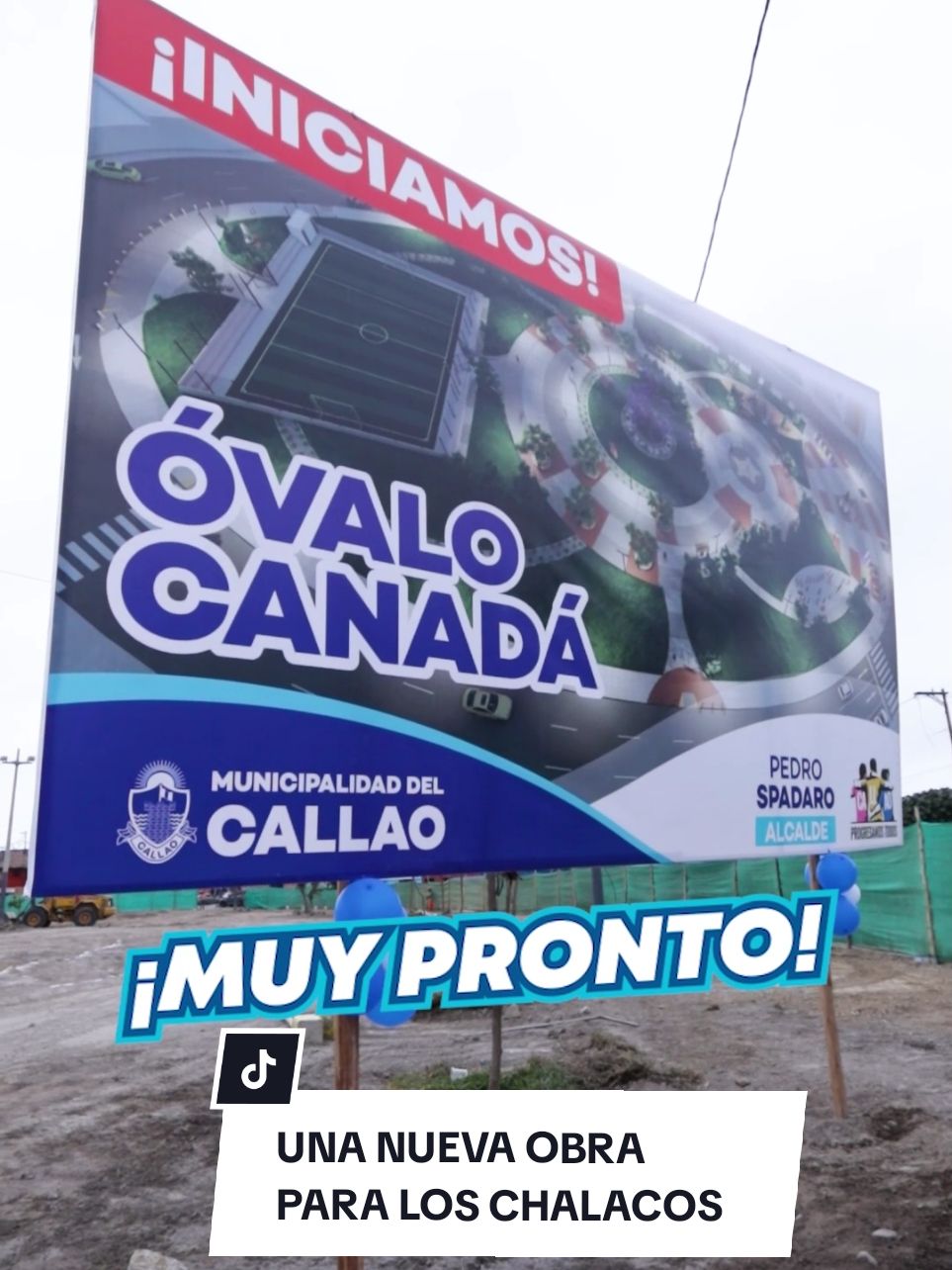 🔵⚪ ¡INICIAMOS LAS OBRAS DEL NUEVO ÓVALO CANADÁ! Nuestros vecinos ya estaban cansados de ser vistos como un barrio inseguro y olvidado por las autoridades que solo prometieron, pero nunca cumplieron. Sin embargo, eso está cambiando. Hoy, con el compromiso de transformar nuestra provincia, hemos iniciado la recuperación del emblemático Óvalo Canadá. Más allá de construir una obra, estamos creando un espacio que inspire mejores oportunidades y valores para nuestra juventud, alejándolos de los malos pasos y acercándolos a un futuro lleno de esperanza. Este nuevo Óvalo Canadá contará con una moderna cancha de fútbol para desarrollar el talento deportivo, áreas verdes para el disfrute de las familias, juegos infantiles e iluminación LED, que no solo embellecerá el lugar, sino que reforzará la seguridad. Además, incorporaremos una nueva base de vigilancia que garantizará la tranquilidad de nuestros vecinos las 24 horas del día. ¡Porque en este nuevo Callao, con más obras y seguridad, progresamos todos! #callao #progreso #pedrospadaro #futbol #deporte #seguridad #juventud #oportunidad #mejorcallao #progresamostodos #nuevaobra #barriochalaco 