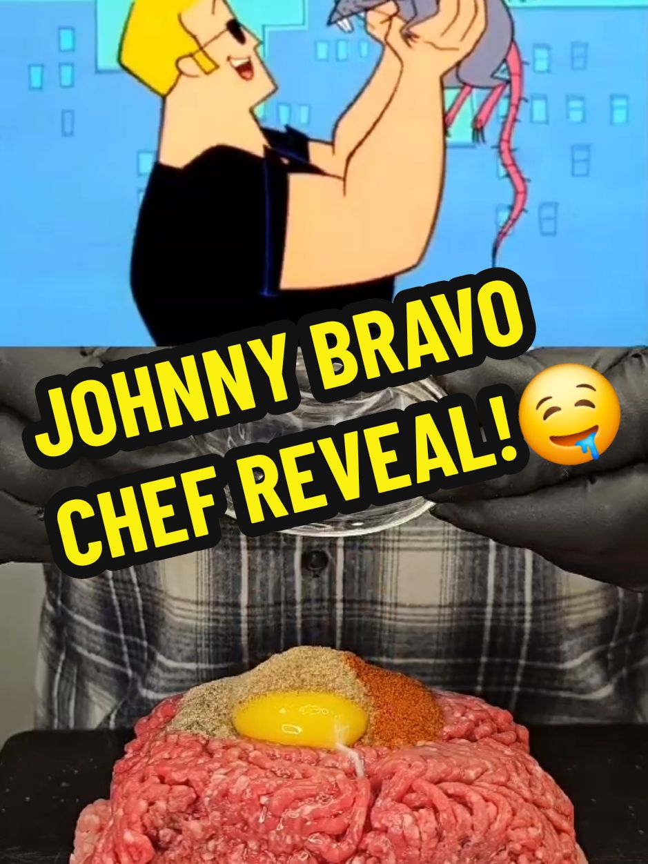 Flexing Johnny Bravo's Beefy Wiener Loaf Feast!🌭🍞 #johnnybravo #hotdog #wiener #loaf #hotdogs #johnny #bravo #elvis #baking #cartoonnetwork #fyp 