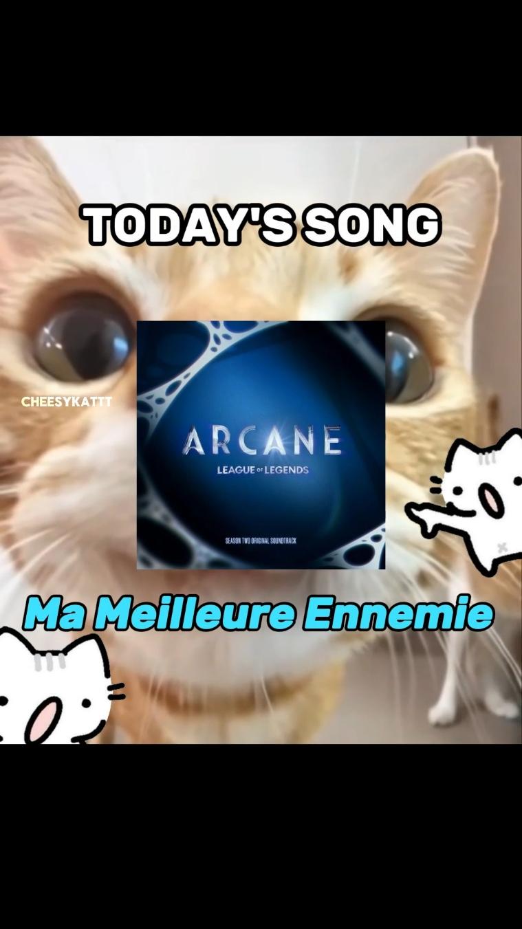 I love arcane i had to do it 🗣 . . #fyp #cats #catsoftiktok #catlovers #kitten #arcane