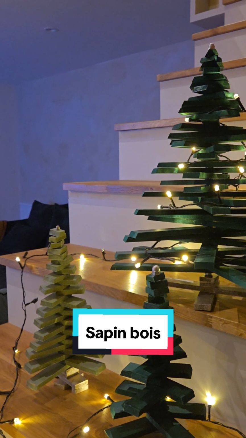 Tu te doutais de ce rendu ? 😉 #DIY #sapin #bois #tuto