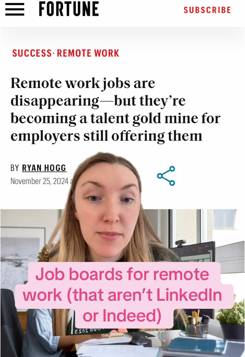 With remote work disappearing, we need to be more specific with the job boards we choose!  I find that LinkedIn and Indeed tend to have more jobs that are listed as “remote”, but then actually have an in office requirement. So if you’d like to skip past those - I would try one of these job boards instead!  #remotework #remotejobs #workfromhome #workfromhomejobs #workfromanywhere #digitalnomad #returntooffice #jobboard #jobmarket #jobseekers 