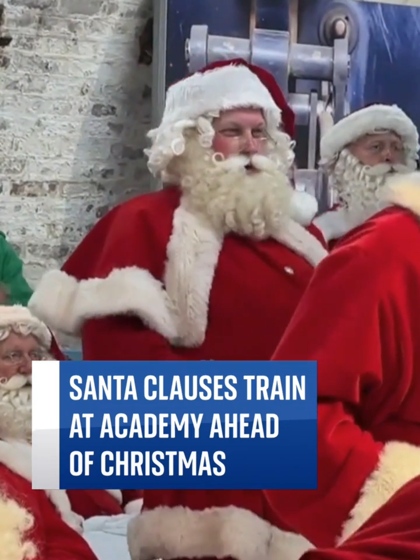 Santa Claus academy begins training ahead of Christmas season 🎅 #santa #santaclaus #christmas