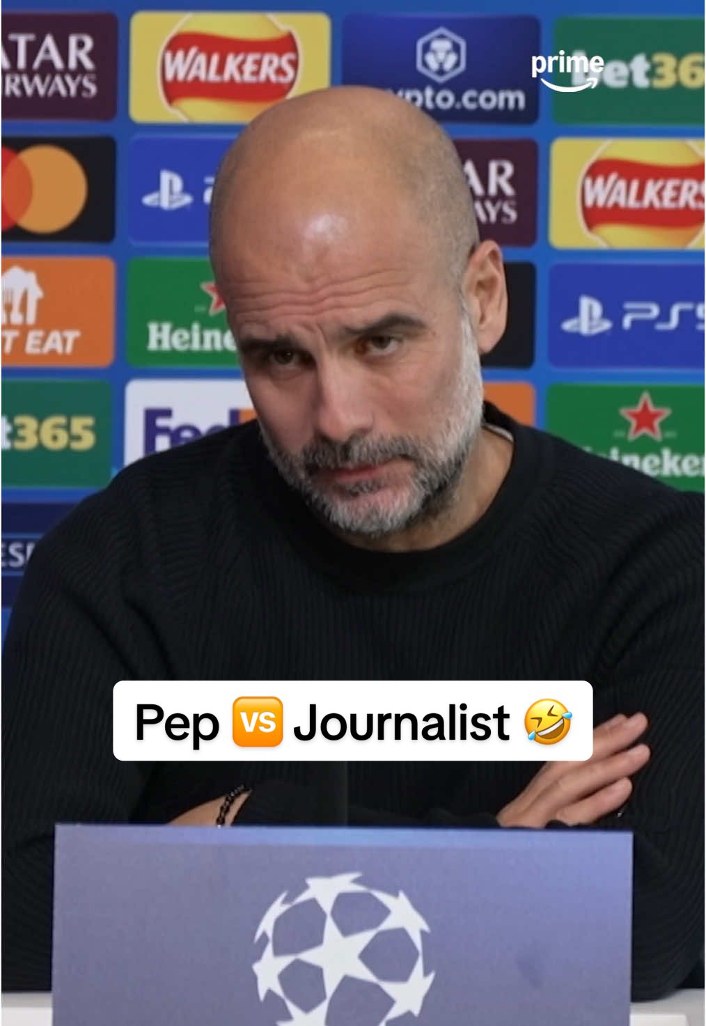 “Good point” A very civil conversation 🤣 #mancity #pepguardiola #haaland #uclonprime #ucl #footballtiktok 