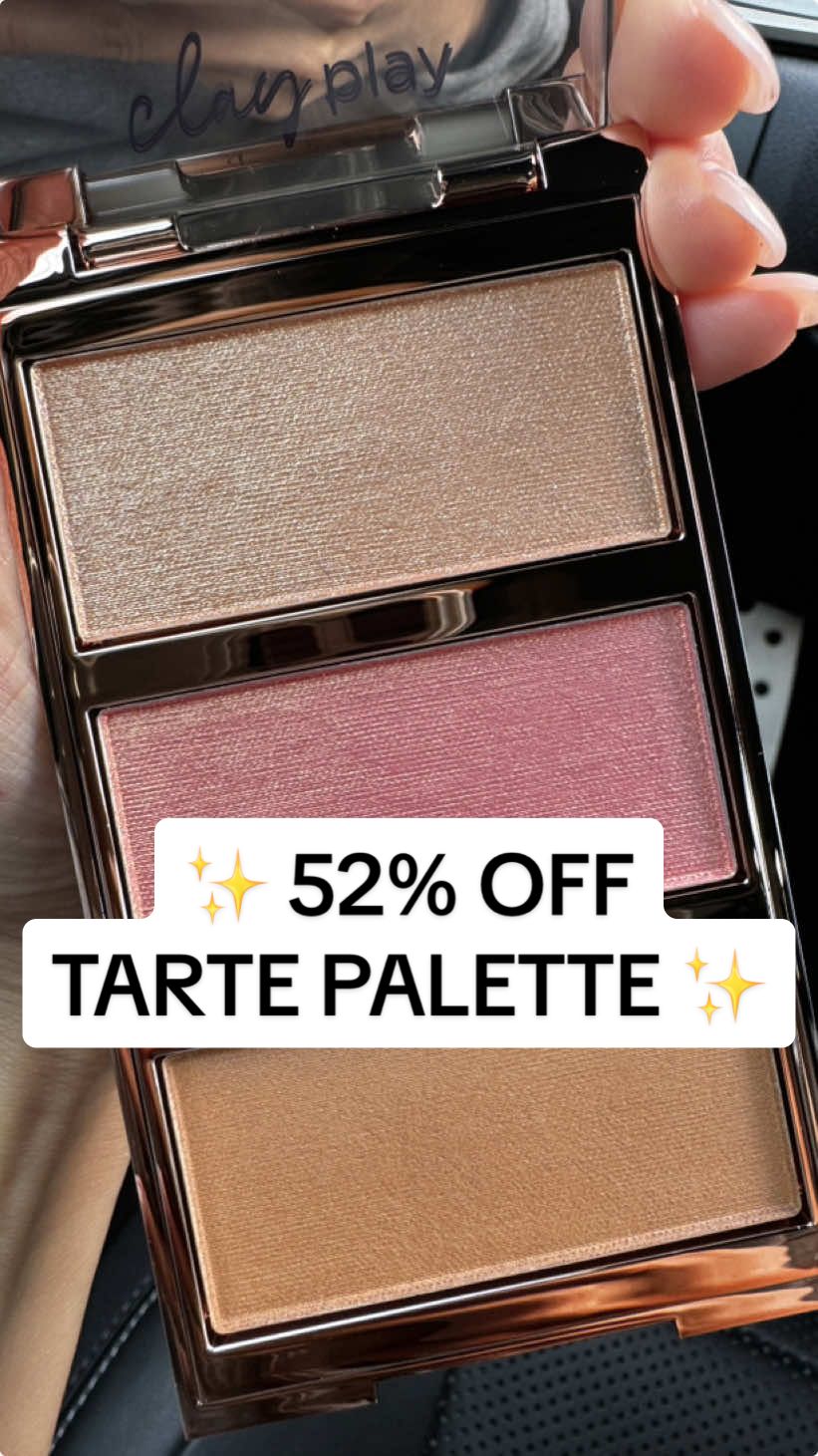 Such a good price for beautiful shades in one palette @tarte cosmetics #tarte #tartecosmetics #playtogocheekpalette #playtogopalette #facepalette #minipalette  #tiktokshopcybermonday #tiktokshopblackfriday #giftsforher #blackfridaydeals #blackfriday2024 #christmasgiftideas  #makeuphacks #TikTokShop #tiktokmademebuyit #viralmakeup #makeupdeals #ttsdelight #ttsbeautybesties  #ttstakeover 