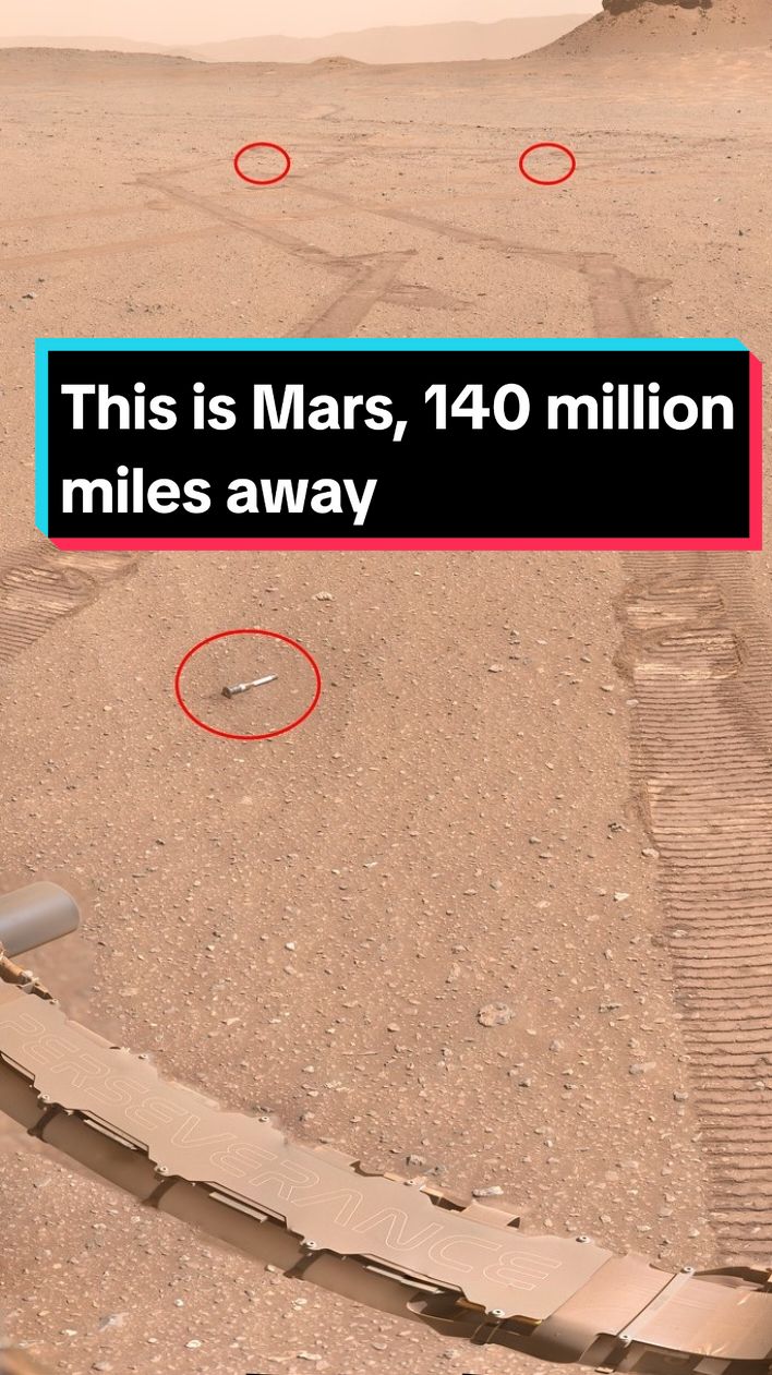 This is Mars, 140 million miles away from us