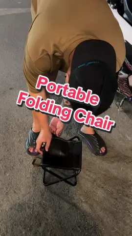Upuan na pedeng dalin kahit saan.. heavy duty portable folding chair.. #budolfinds #tiktokfinds #foldingchair #chair #camping #hikingtiktok #campinggear #fyp #fypシ゚ #fypage 