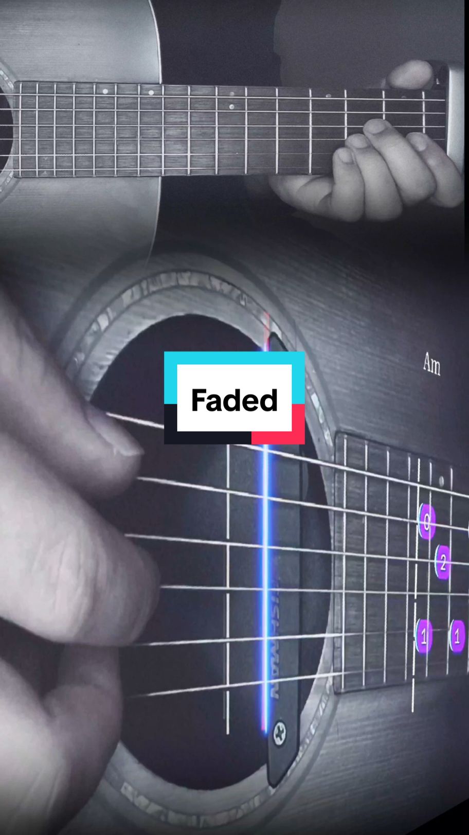 Faded #guitartabs #gitarre #guitartok #guitarlesson #alanwalker 