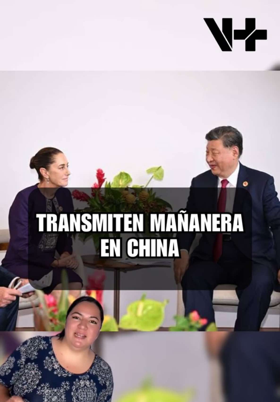 Las mañaneras de Sheinbaum llegaron hasta China  #China #mañanera #mañaneradelpueblo #claudiasheinbaum #4t