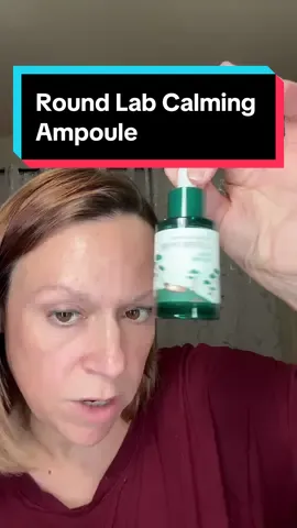 This is my rescue serum whenever I have an Acne Flare up.  #roundlab #calmingampoule #acneskin #acneproneskincare #kbeauty #koreanskincare #koreanskincareproducts #kbeautyproducts 