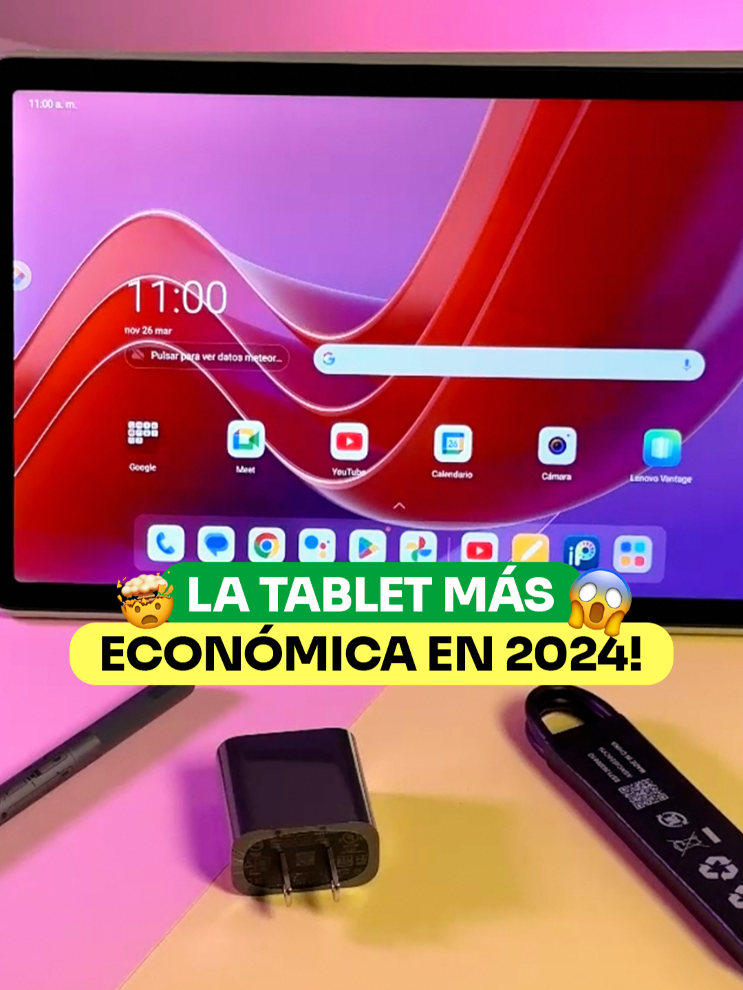 Productividad y entretenimiento en una sola Tablet👩🏻‍💻✨ ⏩ 48771 : Tablet Lenovo TAB M11 TB330XU 4GB de RAM / 128GB / Tela 11