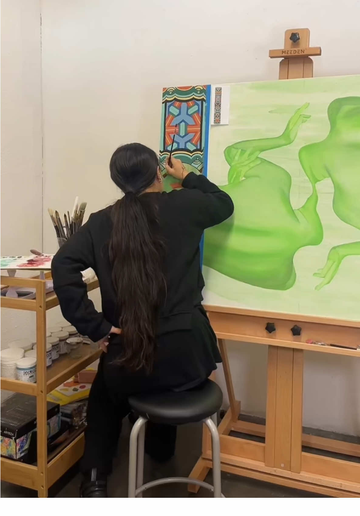 right now my focus is not crashing out online ¯\_(ツ)_/¯ #eunnurilee #onthisday #artistsoftiktok #artist #arttok #koreanamericanartist 