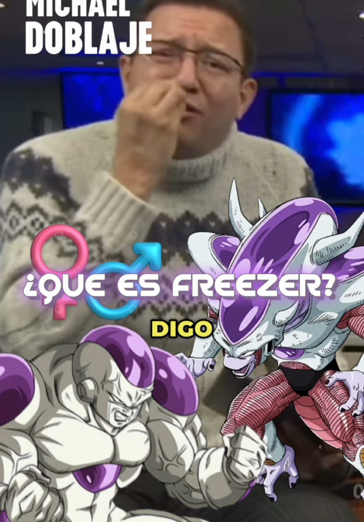 Frezzer es hombre o mujer? 🏳️‍🌈👀🤣 #GerardoReyero nos aclara el genero de Frezzer jajaja  #frezzer #lalogarza #actordesoblaje #dragonballsuper #creatorsearchinsights #doblaje #anecdotas #españollatino 