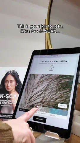 Take control of your haircare routine with K-SCAN! Using advanced imaging and AI, K-SCAN analyses your scalp to give your Alchemist a deeper understanding of your scalp and hair leading to bespoke treatment plan for your hair health needs! Book in via the link in bio #alchemyandi #hairdressers #hairsalon #hairstylist #kscan #hairanalysis #hairscan 