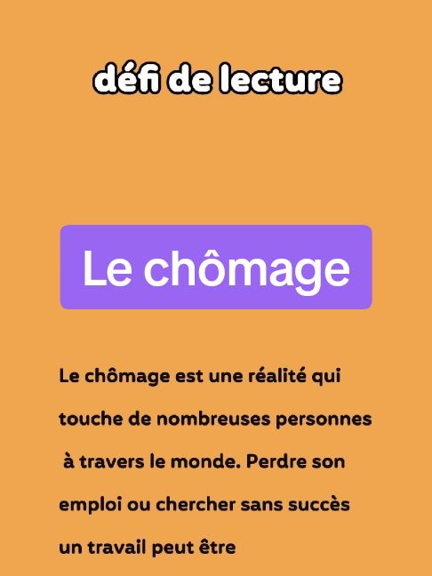 Le chômage - Apprends à parler avec éloquence  #eloquence #teleprompter 