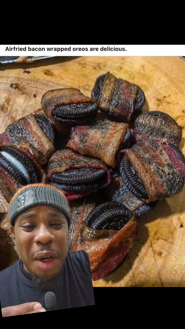 Bigbackatry at its finest! #oreo #bacon #baconwrapped #airfryer  #23wake #comedy #bigback #bigbackactivities #fypシviralシ2024 #foryoupageシforyou #2024trends #fypviralシ #foryoupagereels #fypシ 