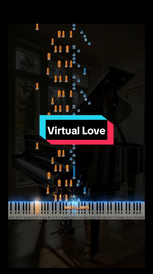 🔴 Virtual Love - Tanin Jazz (Intermediate Piano Tutorial) #piano #pianotutorial #easypiano #easypianotutorial #virtuallove #taninjazz