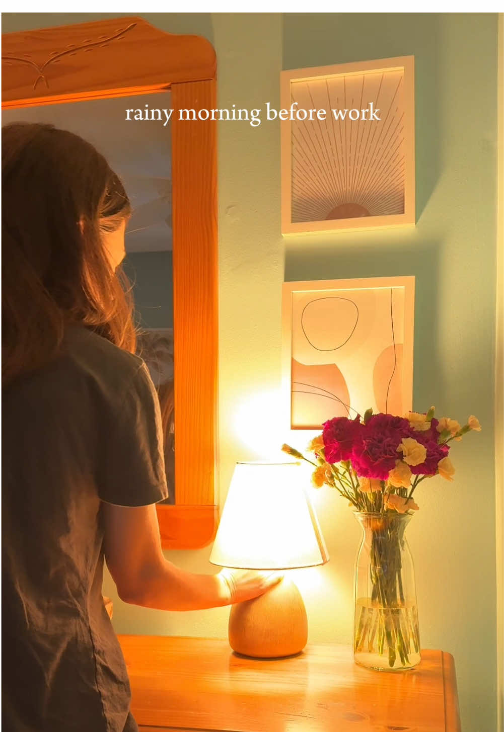 Love rainy mornings! #morningvlog#rainymorning#grwm