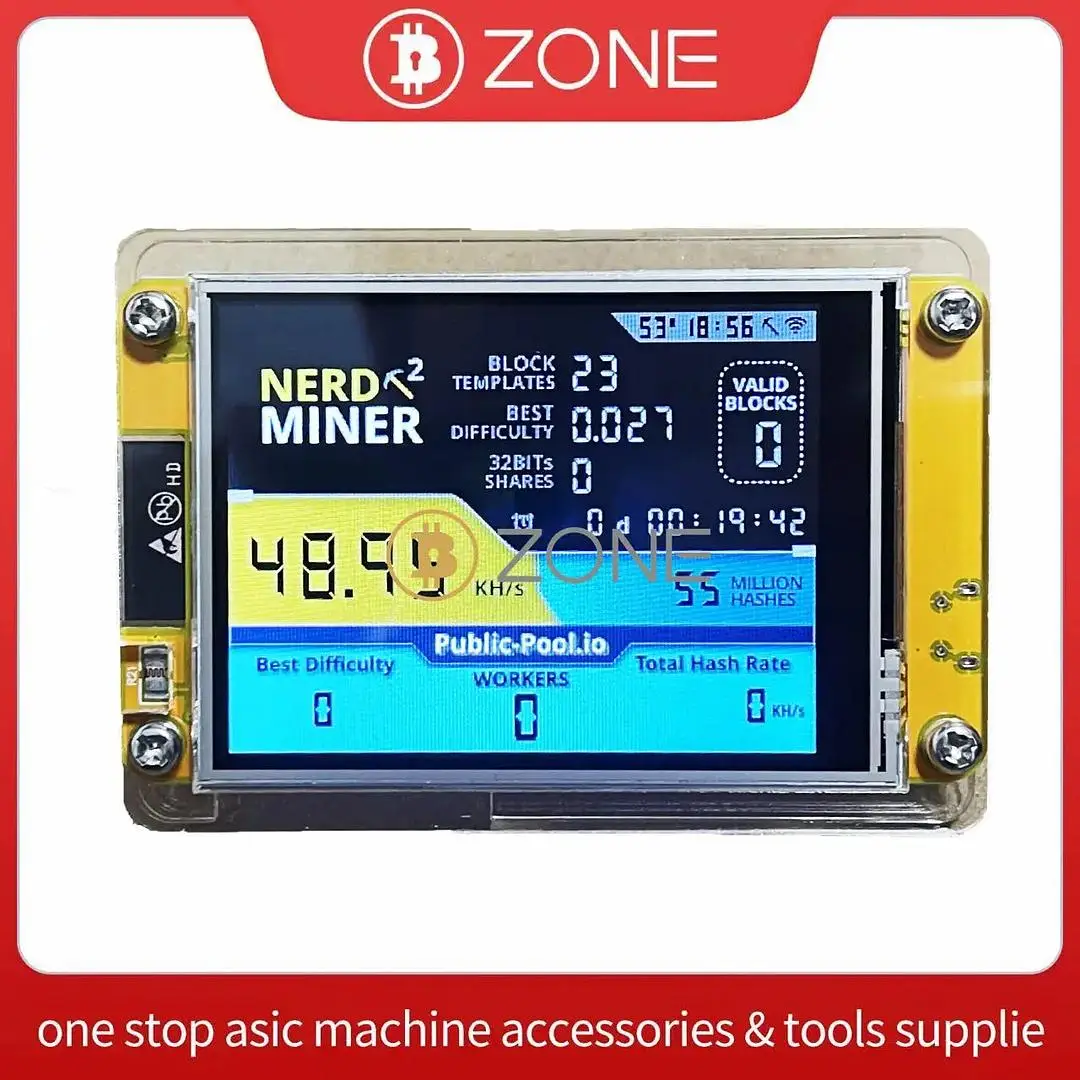 Who needs a dull and uneventful day when you can have the NerdMiner V2 ESP32-2432S028R Hashrate 49K/S - €29.90 adding some excitement to your life? 💻⚡ Say goodbye to boredom and hello to the world of cryptocurrency mining with this powerful gadget. Who needs a regular day when you can dive into the world of digital currencies and potential riches? Upgrade your tech game now and treat yourself to some serious mining power! 💰🚀 #TechUpgrade #CryptoMining #GadgetGourou #NerdMinerV2 #DigitalRiches