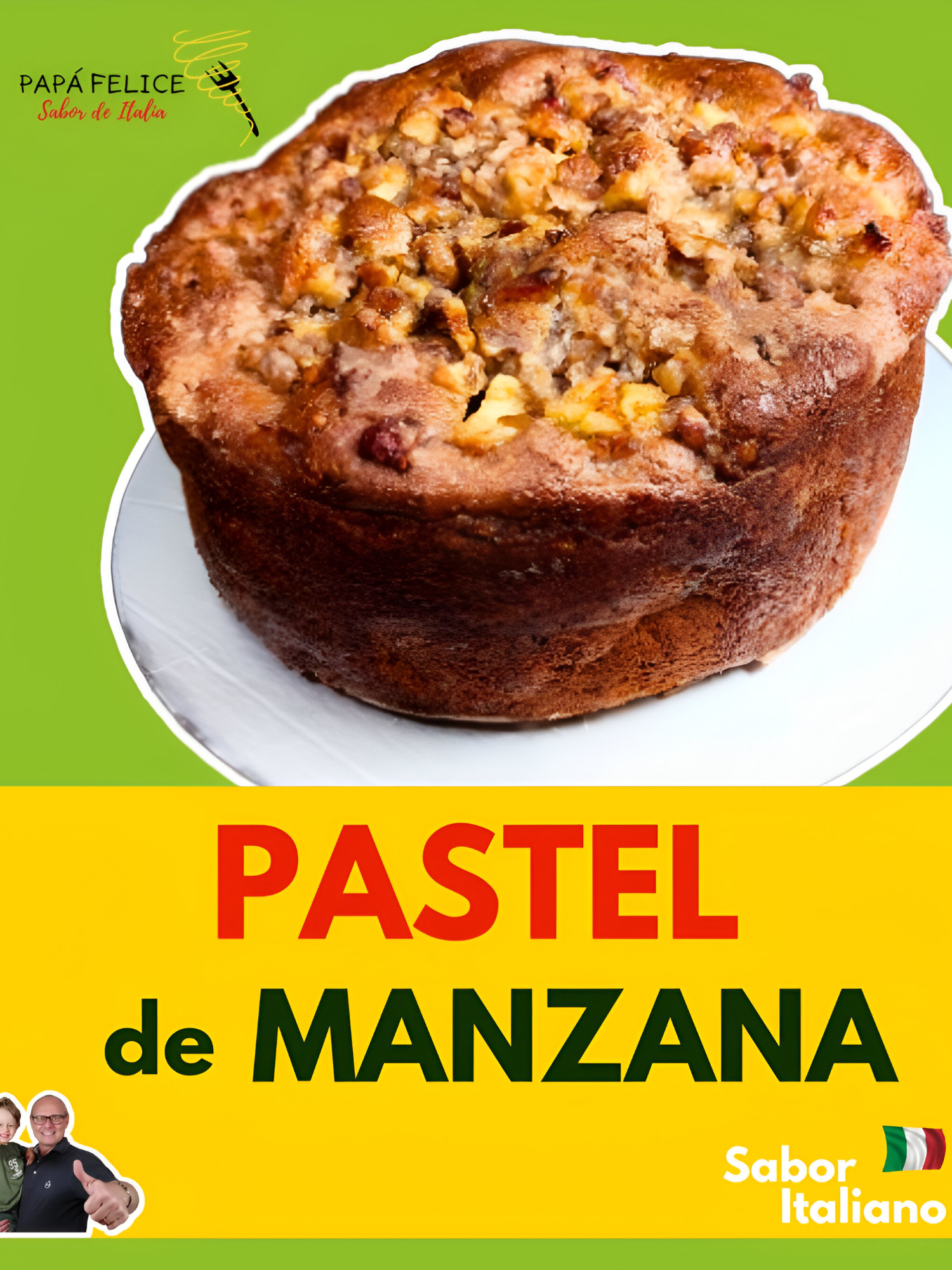 🇮🇹 El Pastel/Tarta de Manzana Definitivo Con las manzanas, que siempre han sido las protagonistas indiscutibles de los postres caseros, preparamos esta deliciosa, suave y aromática tarta/pastel de manzana. Podrás apreciar su dulzor sencillo, su consistencia suave y su aroma inconfundible. ✅ Ingredientes para molde 20/24 cm Para la masa - 360 g harina de trigo 00 - 15 g polvo para hornear - 5 g bicarbonato - 100 g azúcar de caña (azúcar morena) - 360 ml leche (o cualquier liquido de tu preferencia) - 10 ml vinagre de vino blanco (o cualquier de tu preferencia) - 100 g yogurt blanco - 80 g aceite de semilla Para el relleno - 3 manzanas - 1 nuez de mantequilla - 20 g maizena (fécula de maíz) - 30 g azúcar - 1 cucharadita de canela - agua (según sea necesario) - licor Cointreau o Ron o Brandy al gusto - frutos secos al gusto Para el glaseado - 100 g azúcar glass (impalpable) - 20/30 ml agua - canela al gusto #papáfelice #papáfelicerecetas #recetasitalianas #piedemanzana #tartademanzana #pasteldemanzana #papafelicerecetas #cocinaconpapáfelice #cocinaconmigo #cocinacontiktok