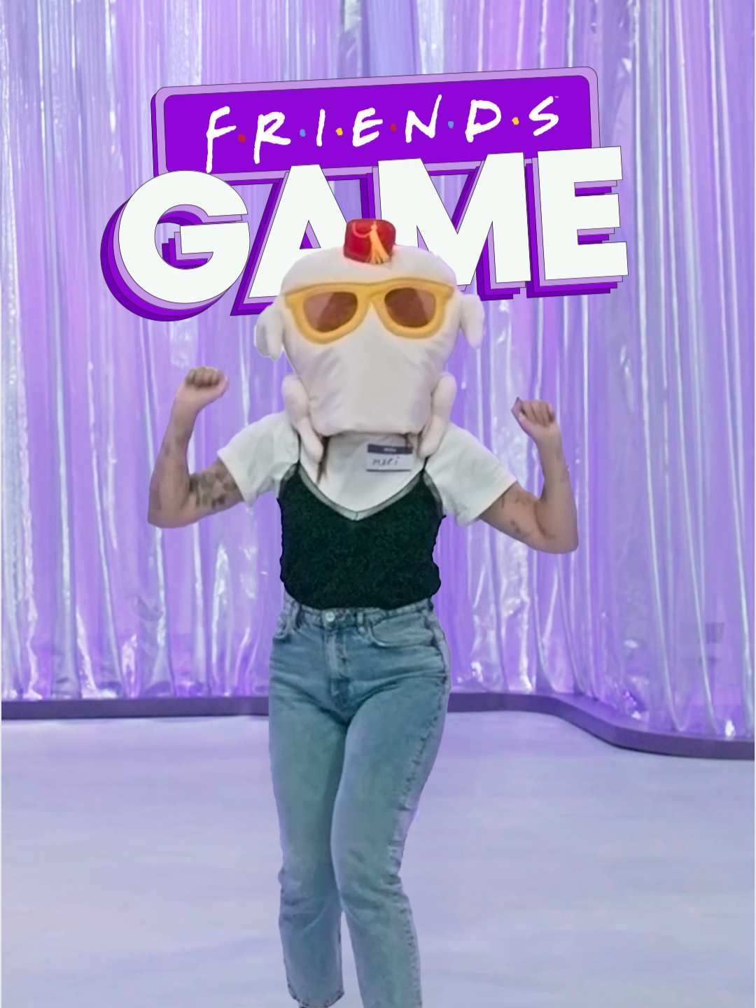 Como a Mari Palma com cabeça de peru foi parar na sua tela? Assista ao Friends Game e descubra!