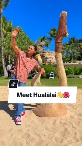 Meet Hualālai 👋 The voice of Moni in Moana 2 🌊🏝️  #Disney #DisneyParks #Aulani #Moana #Moana2 