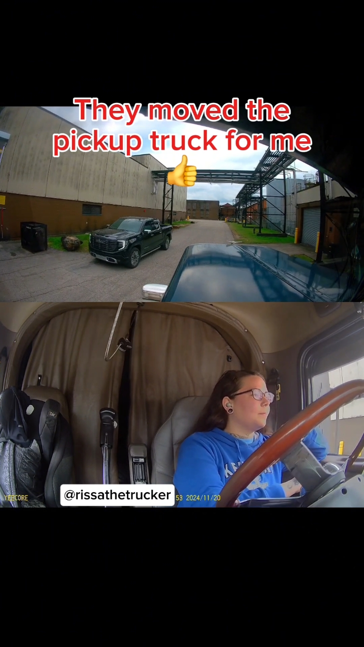 Replying to @denzelrodriguez6 excuse the weird faces I make  🤭 I'm just blind as a bat 🤣 #truckertiktok #kentucky #fyp #trucking #dashcam #peterbilt #femaletrucker #driving #mothertrucker #owensboro #mexicanot 