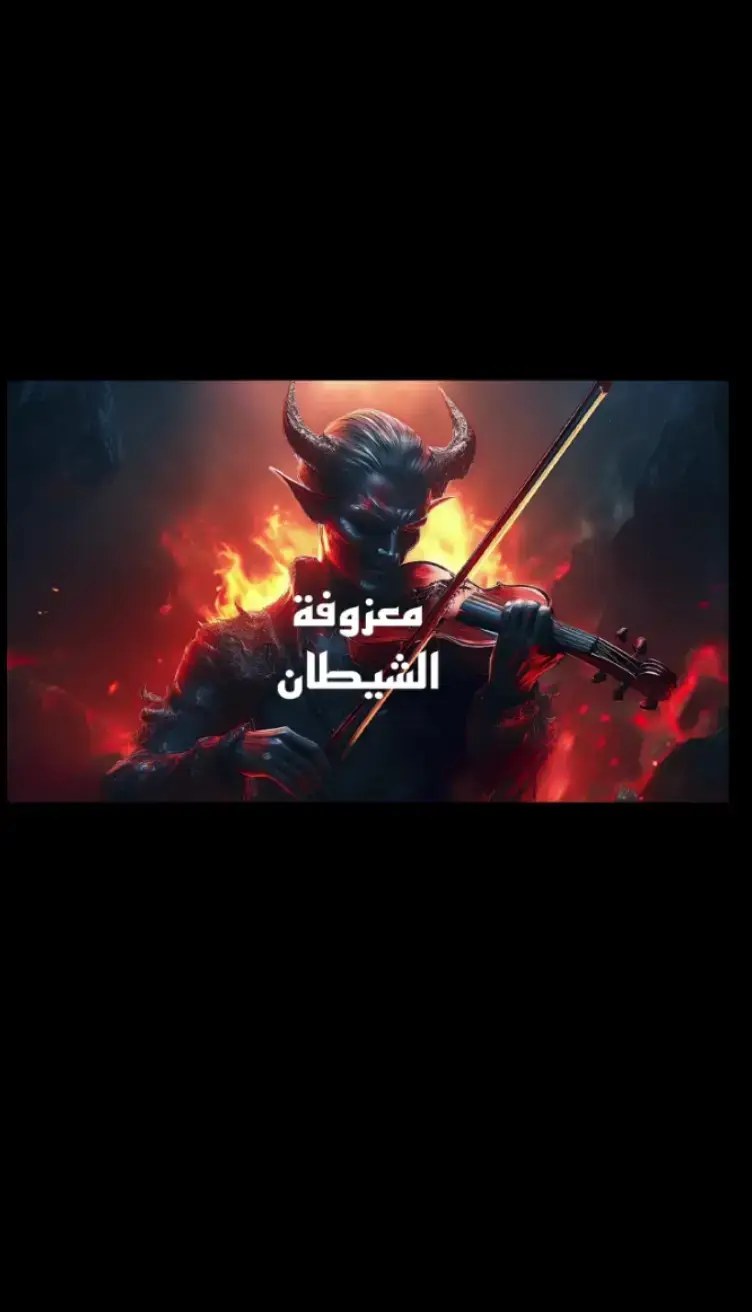 معزوفه الشيطان (بدايتها حزن ونهاية غضب اغمض عيناك واستمع عندما يعزف الشيطان 